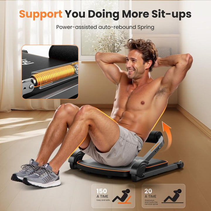 Niceday Ab Workout Machine - Ultimate Core & Stomach Trainer for Home Gym, 330 Lb Capacity, Perfect for Crunches & Sit-Ups!