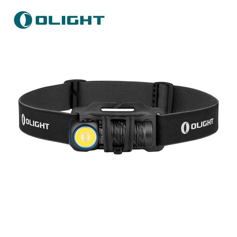 OLIGHT Perun 2 Mini 1100 Lumens Rechargeable Headlamp - Ultimate Right Angle Flashlight with Headband for Camping, Running & Outdoor Adventures