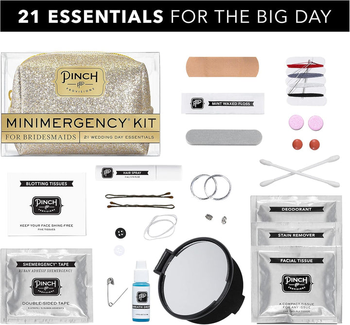 Ultimate Emergency Mini Travel Kit: 21 Essential Day-Trip or Wedding Day Must-Haves - The Perfect Gift for Bridal Showers!
