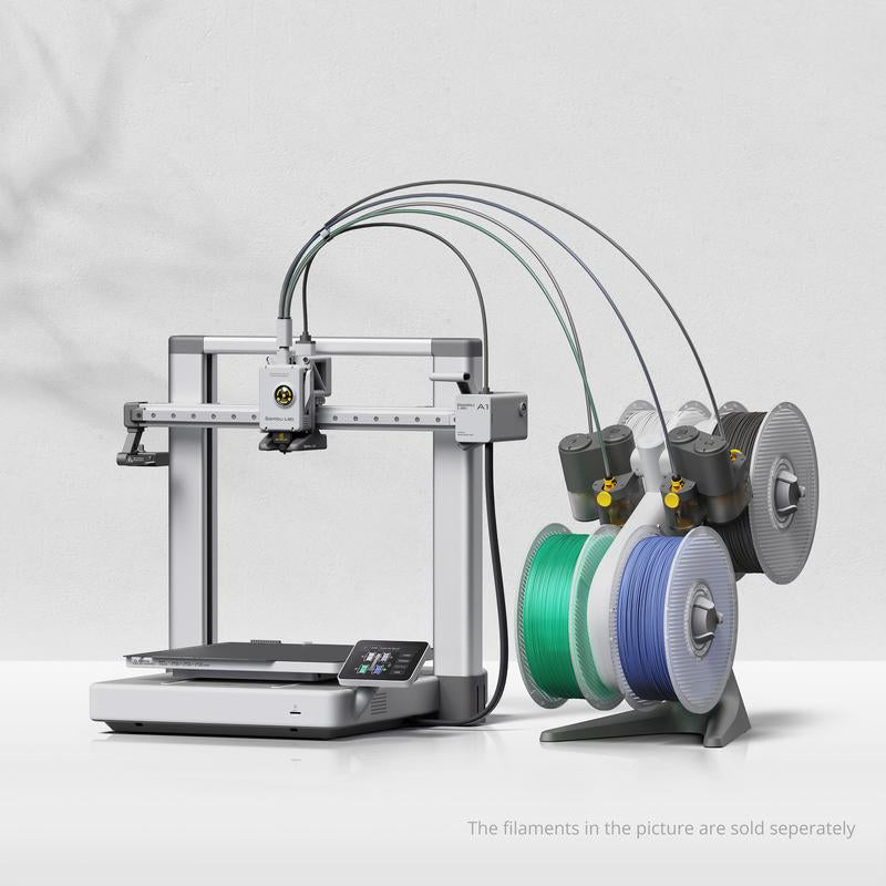 Bambu Lab A1 3D Printer - Ultimate Multi-Color Printing with Active Noise Cancelling & Full-Auto Calibration, 256mm Build Volume