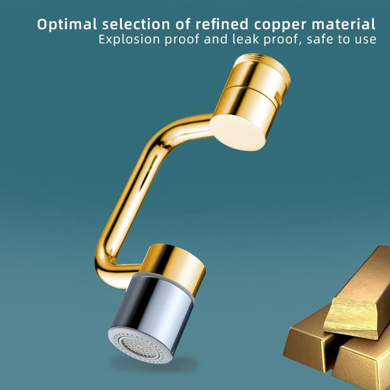 Revolutionary 1080° Rotating Faucet Aerator Extender - Universal Splash Filter for Kitchen & Bathroom Sinks!