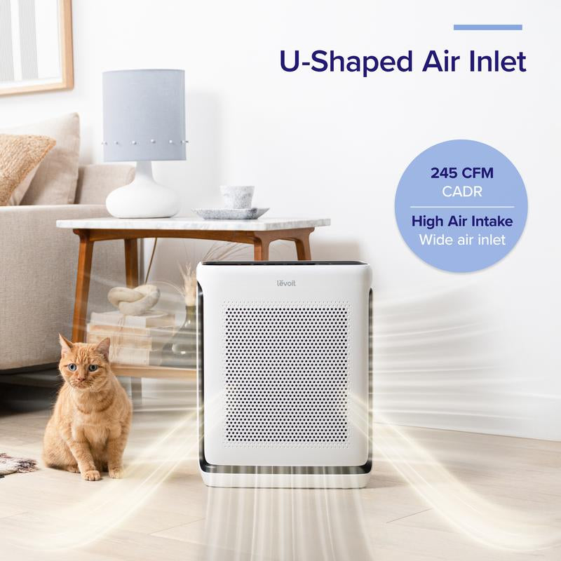 LEVOIT Vital 200S Smart WiFi Air Purifier - HEPA Washable Filter for Large Rooms up to 1900 Ft², Eliminates Allergens, Pet Hair, Smoke & Odors