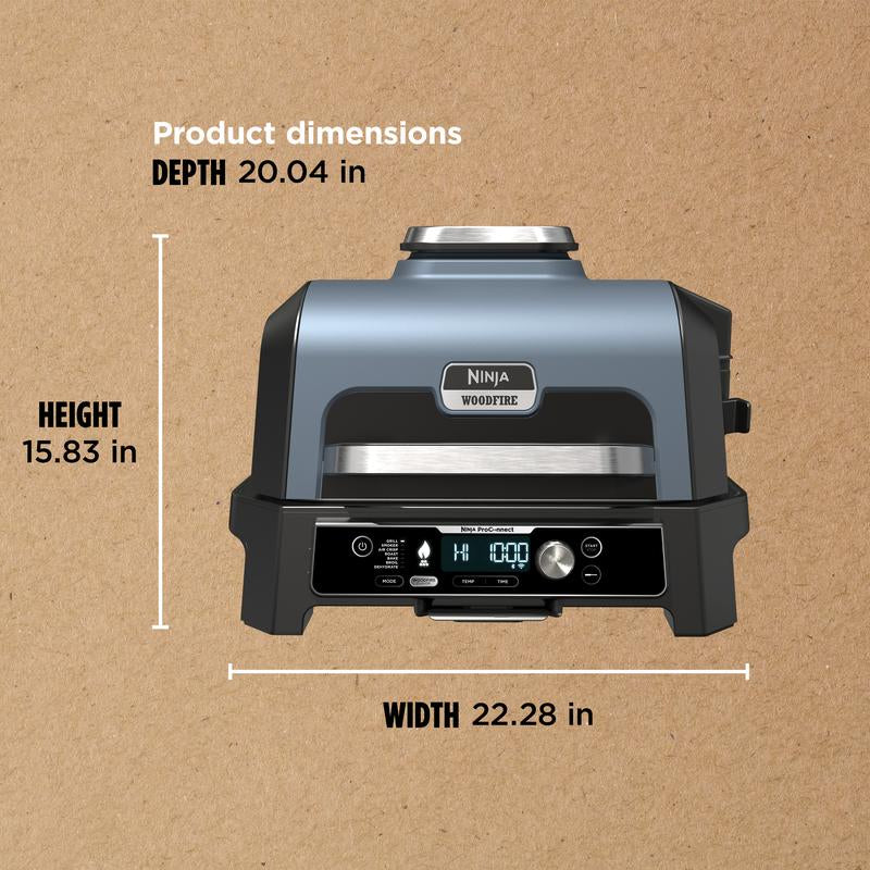 Ninja Woodfire Pro Connect Premium XL Outdoor Grill & Smoker - Ultimate BBQ Experience!