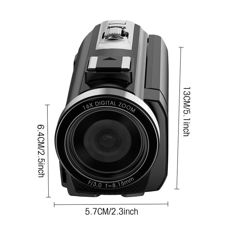 High-Definition 1080P Vlogging Camera with 24MP, 270° Rotatable Lens, 16X Digital Zoom, and 32GB Memory Card - Perfect for Capturing Life's Moments and Ideal Gift for Boyfriends