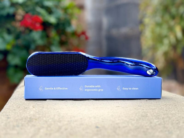 Experience Baby Soft Feet in Minutes! Beyond the Cream Foot File with Advanced Nano-Glass Technology - Ergonomic, Waterproof & Easy to Clean, Perfect Gift Packaging!