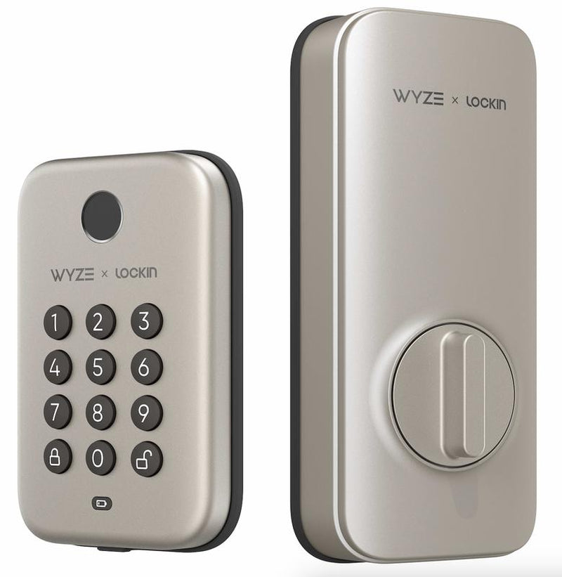 Wyze Lock Bolt - Smart Fingerprint Keyless Deadbolt with Bluetooth Control, Weatherproof Auto-Lock Security Solution