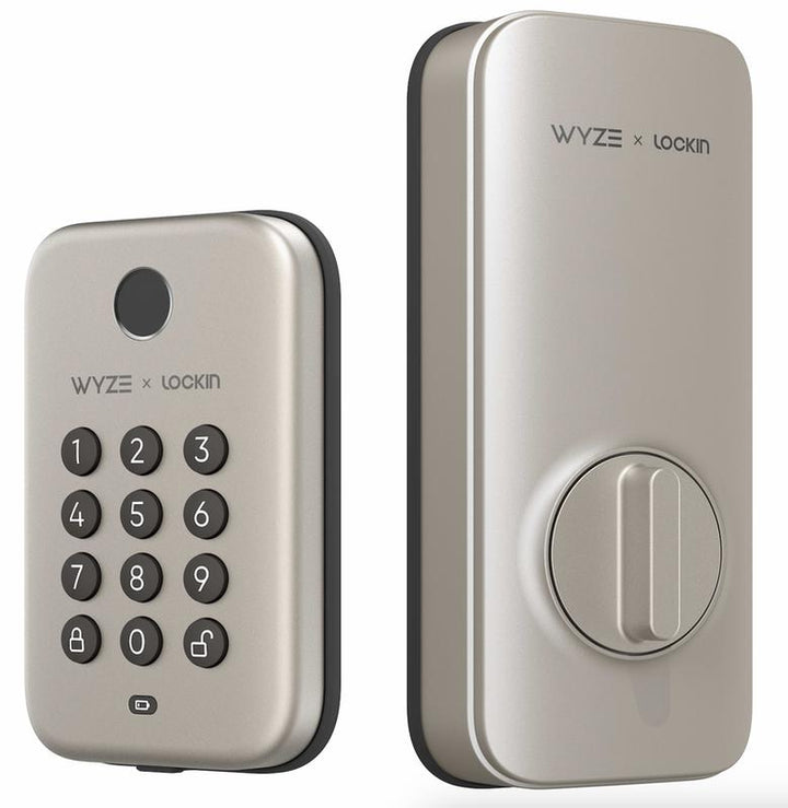Wyze Lock Bolt - Smart Fingerprint Keyless Deadbolt with Bluetooth Control, Weatherproof Auto-Lock Security Solution