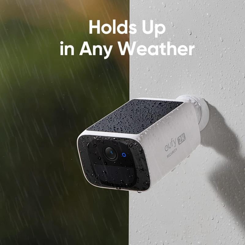Eufy Security Solocam S220 - Wireless Solar Outdoor Camera with 2K Resolution, No Monthly Fees, and Homebase 3 Compatibility