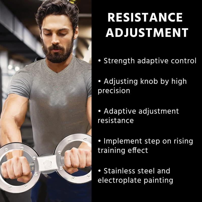 EILISON 12 LB Rotating Burn Machine - 360° Arm Trainer for Forearms, Boxing & Home Workouts (Silver)