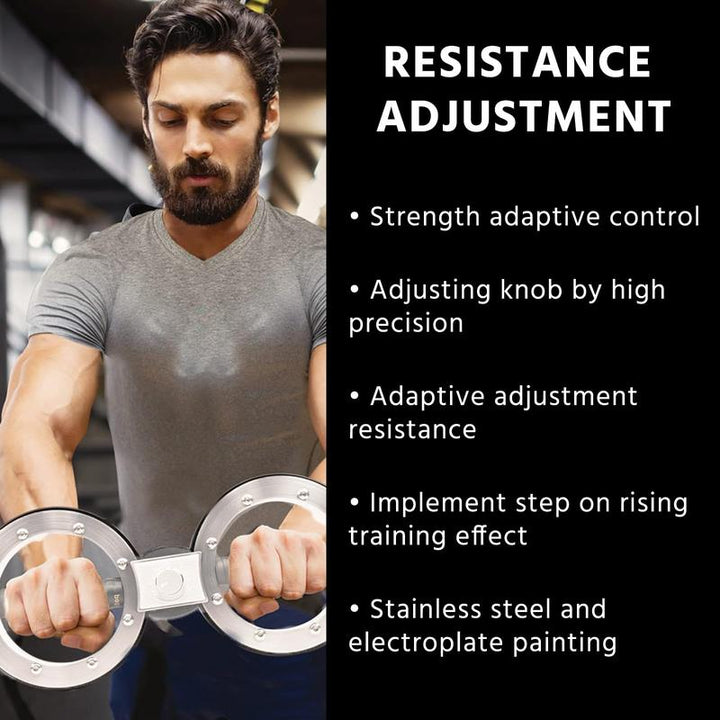 EILISON 12 LB Rotating Burn Machine - 360° Arm Trainer for Forearms, Boxing & Home Workouts (Silver)