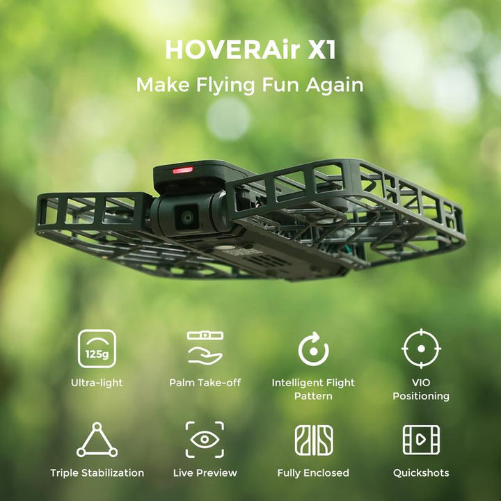 Capture Every Moment with the Hoverair X1: Your Pocket-Sized Self-Flying Camera!