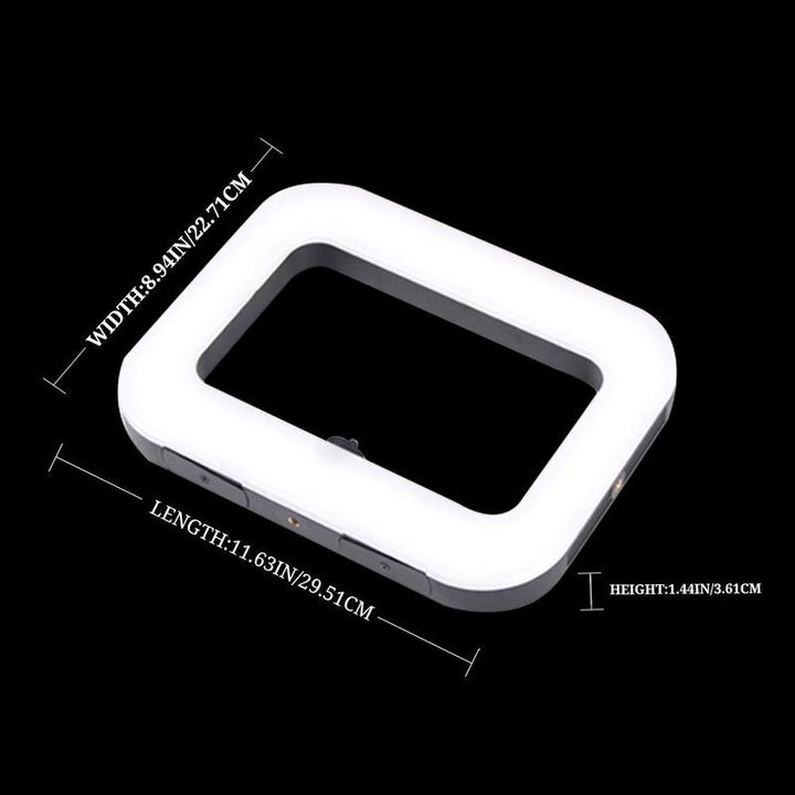 USB Rechargeable Selfie Ring LED Ring Light, Clip-On Selfie Fill Light, Mobile Power Supply for Charging Other Devices, Tripod Light, Photography Flash, Videography Equipment, Stabilize Mobile Phone Lens