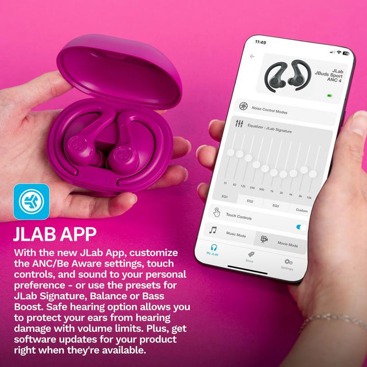 Jbuds Sport ANC 4: Ultimate True Wireless Earbuds with Advanced Noise-Cancelling Technology