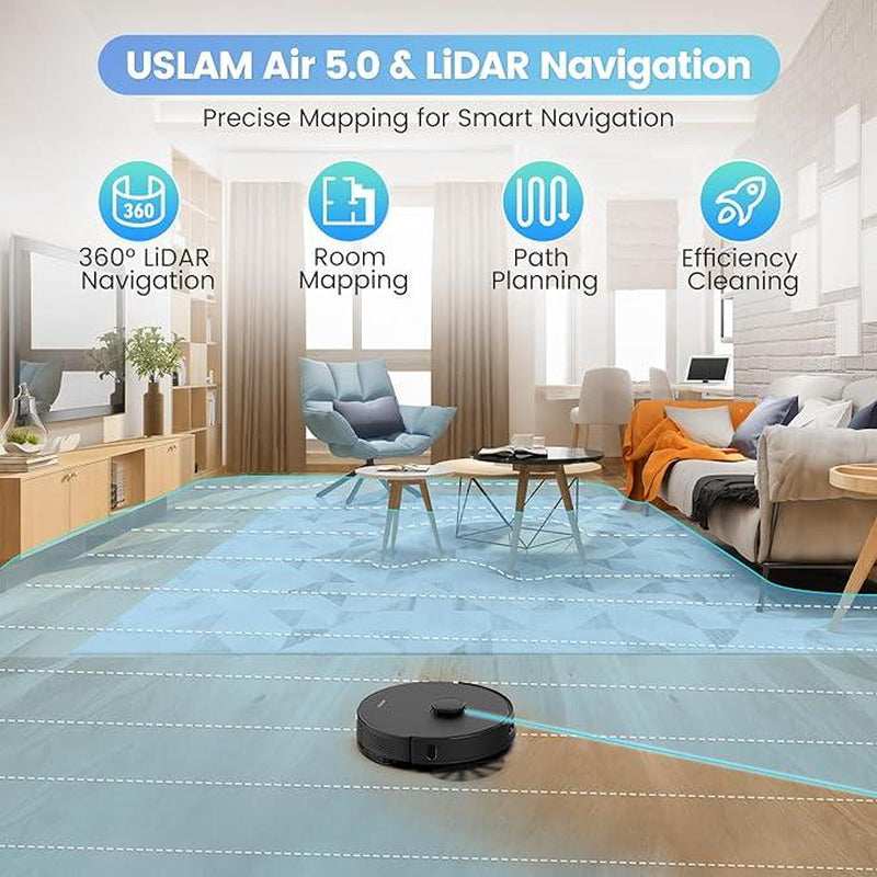 AIRROBO G60 & L40+ & L50+ Robot Vacuum and Mop Series - Ultimate Cleaning with Self-Empty Station and Ultrasonic Carpet Detection