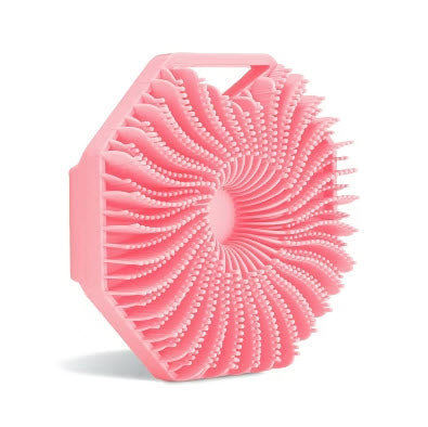 Sud Scrub Antimicrobial Silicone Body Scrubber - Gentle Exfoliating Bath & Shower Brush for Sensitive Skin