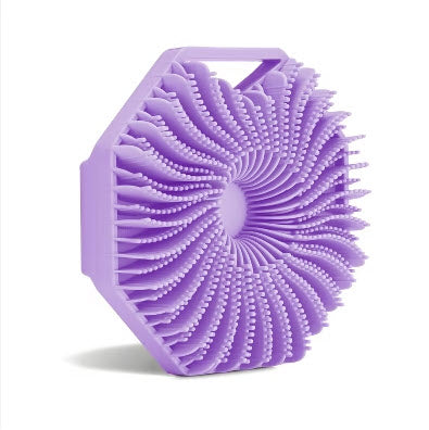 Sud Scrub Antimicrobial Silicone Body Scrubber - Gentle Exfoliating Bath & Shower Brush for Sensitive Skin