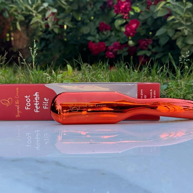 Experience Baby Soft Feet in Minutes! Beyond the Cream Foot File with Advanced Nano-Glass Technology - Ergonomic, Waterproof & Easy to Clean, Perfect Gift Packaging!