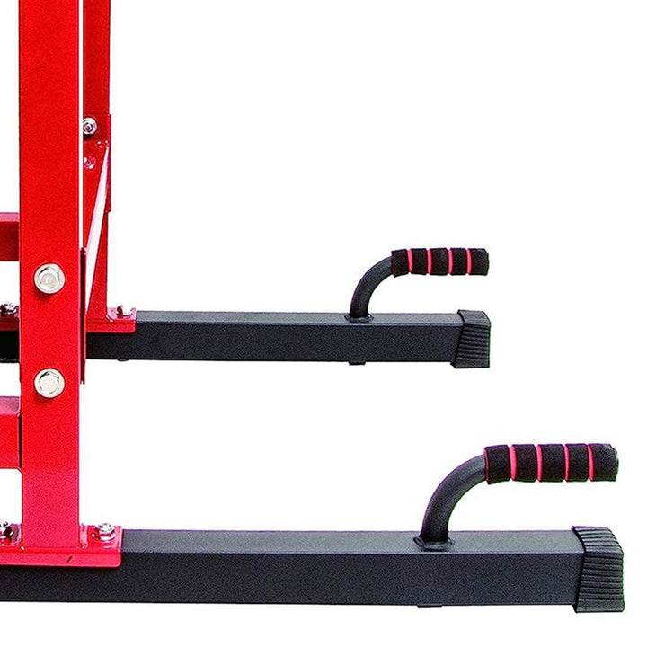 Balancefrom 500Lb Capacity Multi-Function Home Gym Dip Stand & Pull-Up Bar - Ultimate Upper Body Workout Equipment for Triceps and Strength Training