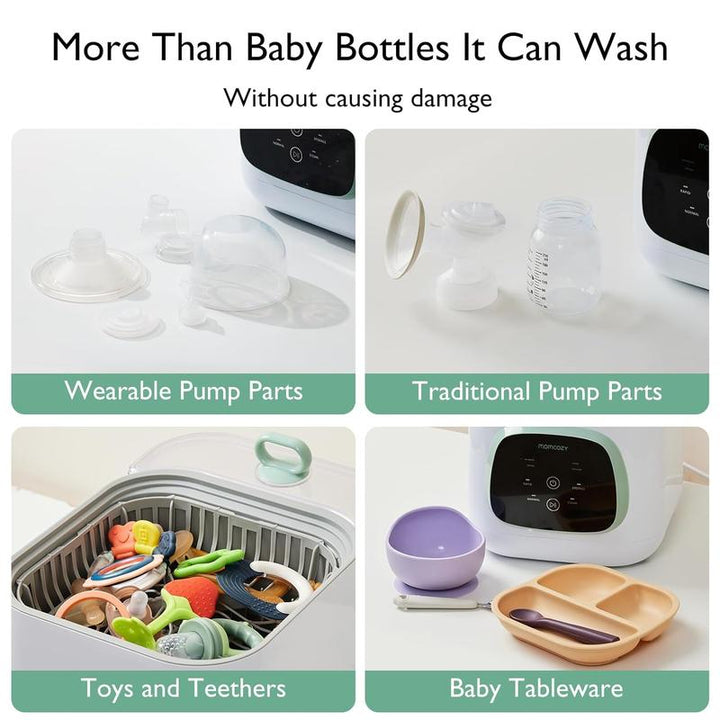 Momcozy Kleanpal Pro: Ultimate Baby Bottle Washer, Sterilizer & Dryer Combo - Effortless Cleaning for All Bottles & Baby Items!
