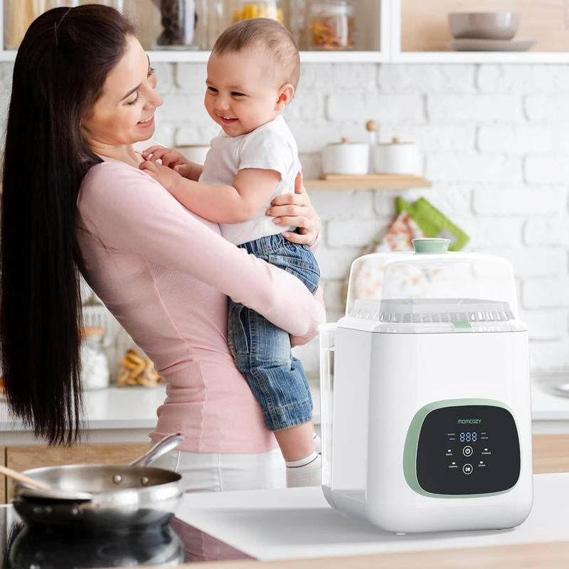 Momcozy Kleanpal Pro: Ultimate Baby Bottle Washer, Sterilizer & Dryer Combo - Effortless Cleaning for All Bottles & Baby Items!