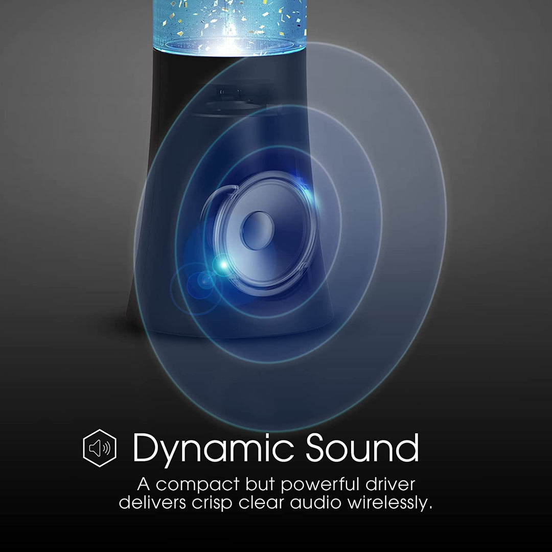 Vortex Tornado TWS Bluetooth Speaker - Portable, Bass-Boosted with 7 LED Light Show & Dual Connectivity for Ultimate Home and Outdoor Enjoyment!
