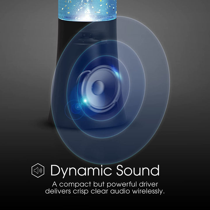 Vortex Tornado TWS Bluetooth Speaker - Portable, Bass-Boosted with 7 LED Light Show & Dual Connectivity for Ultimate Home and Outdoor Enjoyment!
