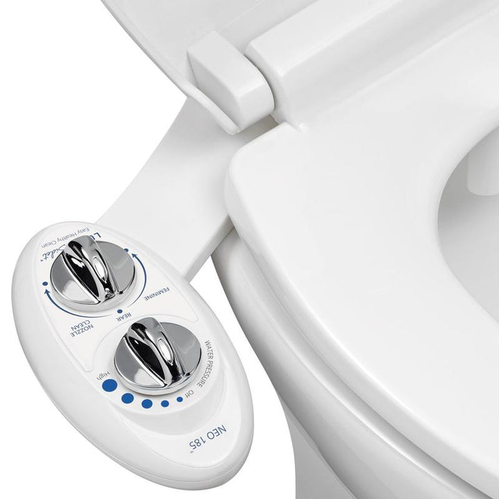 LUXE NEO 185 Bidet Attachment - Self-Cleaning Dual Nozzle, Adjustable Water Pressure for Ultimate Comfort and Hygiene