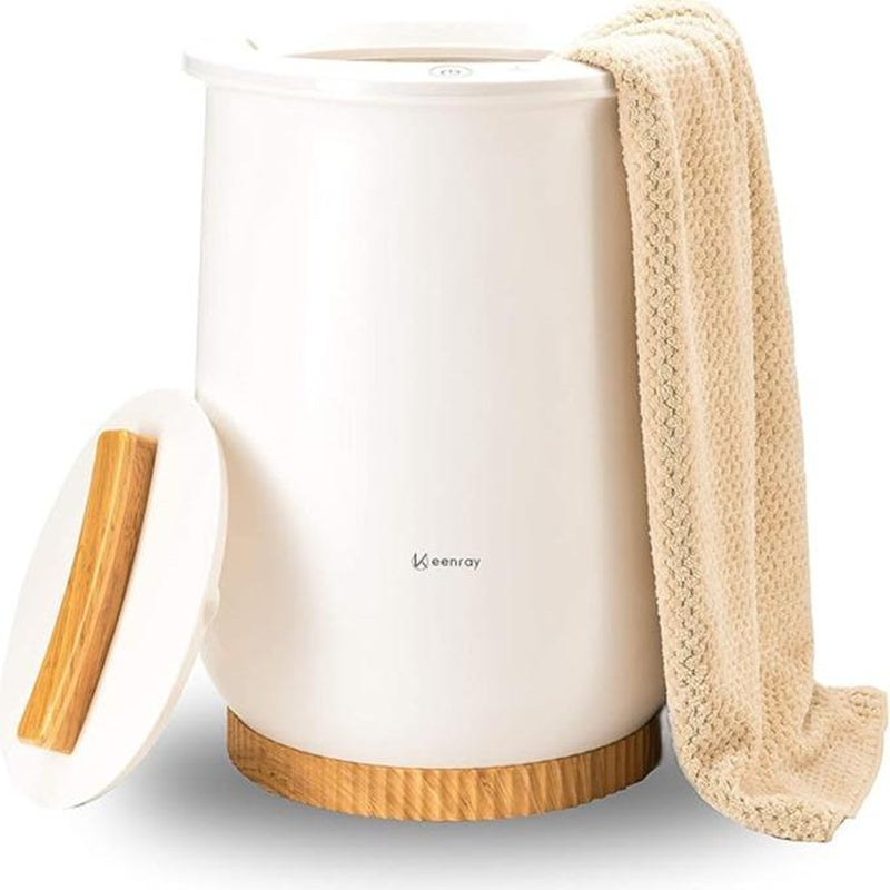 Keenray Luxury Towel Warmer Bucket - Extra Large Capacity for Towels, Bathrobes, and Blankets with Auto Shut Off Feature