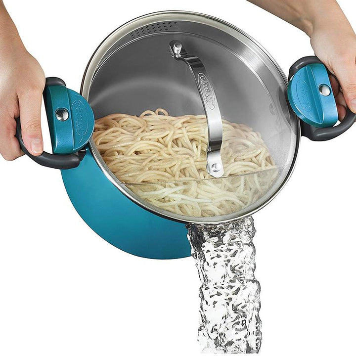 Ultimate Pasta Pot with Strainer Lid - Cook Perfect Pasta Every Time!