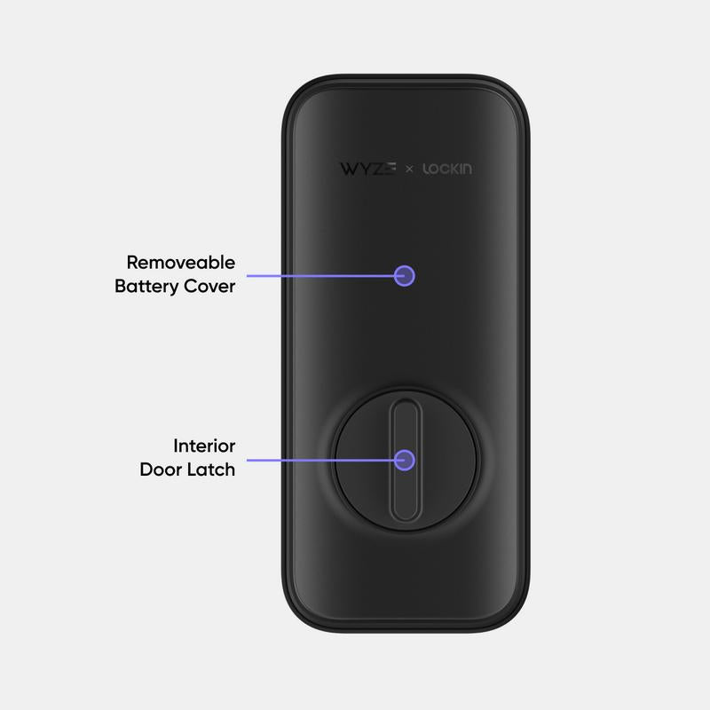Wyze Lock Bolt - Smart Fingerprint Keyless Deadbolt with Bluetooth Control, Weatherproof Auto-Lock Security Solution