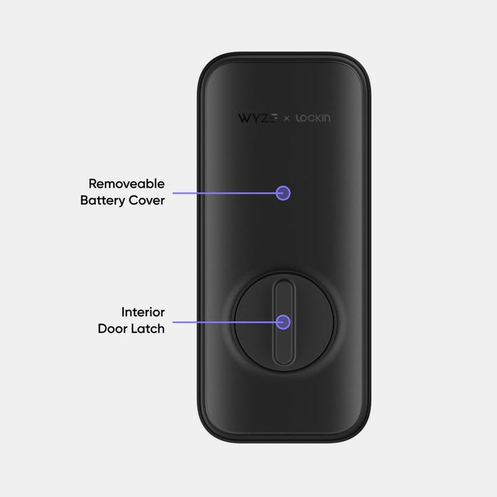 Wyze Lock Bolt - Smart Fingerprint Keyless Deadbolt with Bluetooth Control, Weatherproof Auto-Lock Security Solution
