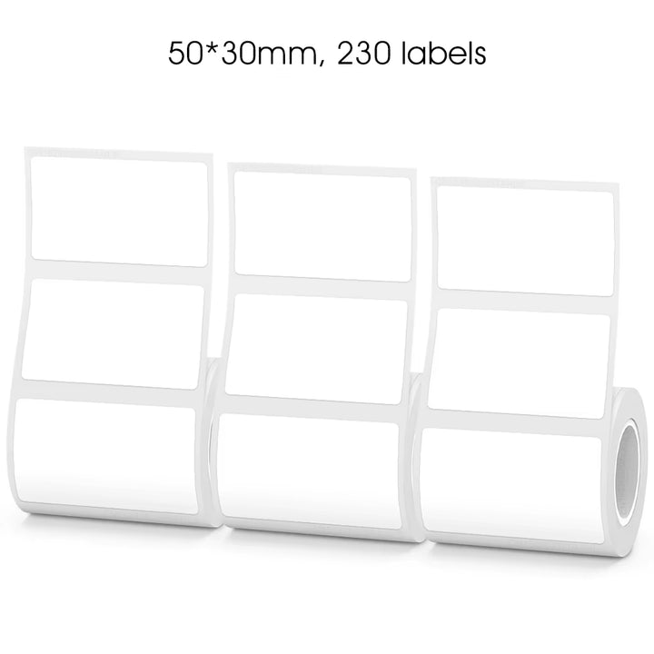 Compact Bluetooth Mini Label Printer - Inkless Thermal Adhesive Sticker & Barcode Maker P50