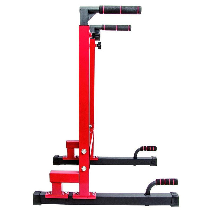 Balancefrom 500Lb Capacity Multi-Function Home Gym Dip Stand & Pull-Up Bar - Ultimate Upper Body Workout Equipment for Triceps and Strength Training