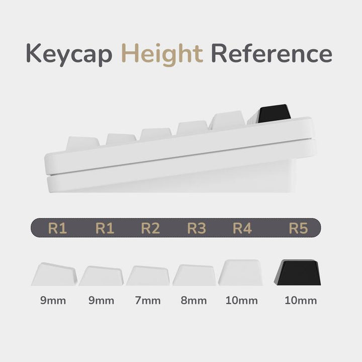 Elecfox INKY75 75% Aluminum Mechanical Keyboard - Rechargeable RGB Backlight, Perfect Father's Day Gift for PC Gamers!