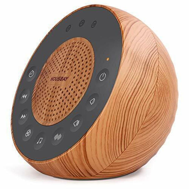 Housbay White Noise Machine - 31 Soothing Sounds & Powerful 5W Stereo for Ultimate Relaxation Experience