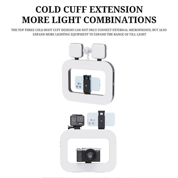 USB Rechargeable Selfie Ring LED Ring Light, Clip-On Selfie Fill Light, Mobile Power Supply for Charging Other Devices, Tripod Light, Photography Flash, Videography Equipment, Stabilize Mobile Phone Lens