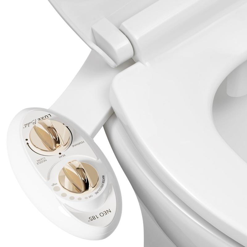 LUXE NEO 185 Bidet Attachment - Self-Cleaning Dual Nozzle, Adjustable Water Pressure for Ultimate Comfort and Hygiene