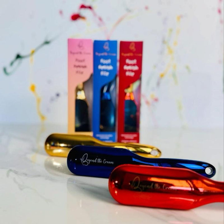 Experience Baby Soft Feet in Minutes! Beyond the Cream Foot File with Advanced Nano-Glass Technology - Ergonomic, Waterproof & Easy to Clean, Perfect Gift Packaging!