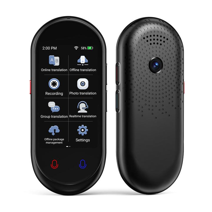 Vormor Portable Language Translator Device - 138 Languages, 3.1" Screen, Smart Voice & Photo Translation, Rechargeable & Multifunctional for Travel, Learning & Office Use