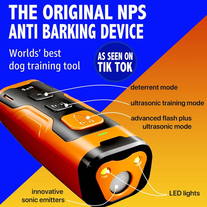 Ultimate Dog Bark Deterrent - Ultrasonic Device for Instant Behavior Control - No Yelling or Swatting Needed!