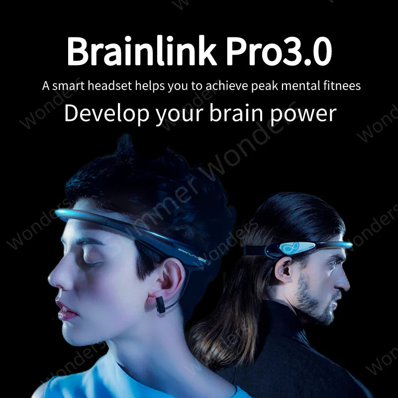 Revolutionary Brainlink Pro EEG Headband - Unlock Mind Control & Emotion Detection with Heart Rate Monitoring!