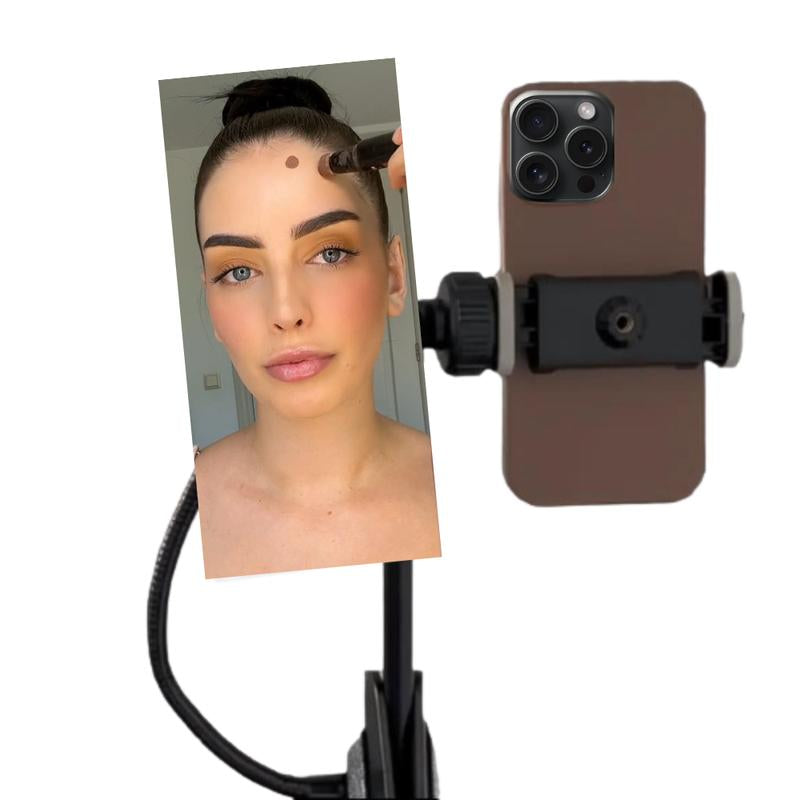 Versatile Adjustable Clip-On Convex Mirror for Selfies, Tripods, and Security - Perfect for Influencers and UGC Creators!