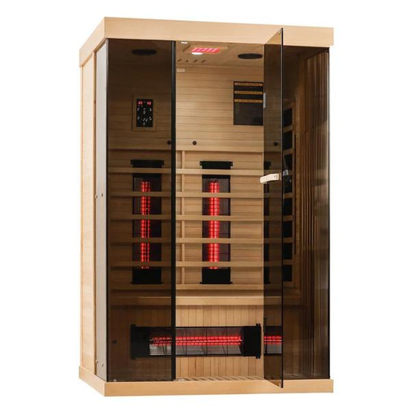 Premium 2-Person Infrared Sauna with Bluetooth Compatibility for Ultimate Relaxation