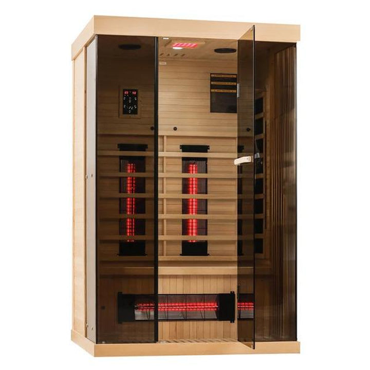 Premium 2-Person Infrared Sauna with Bluetooth Compatibility for Ultimate Relaxation