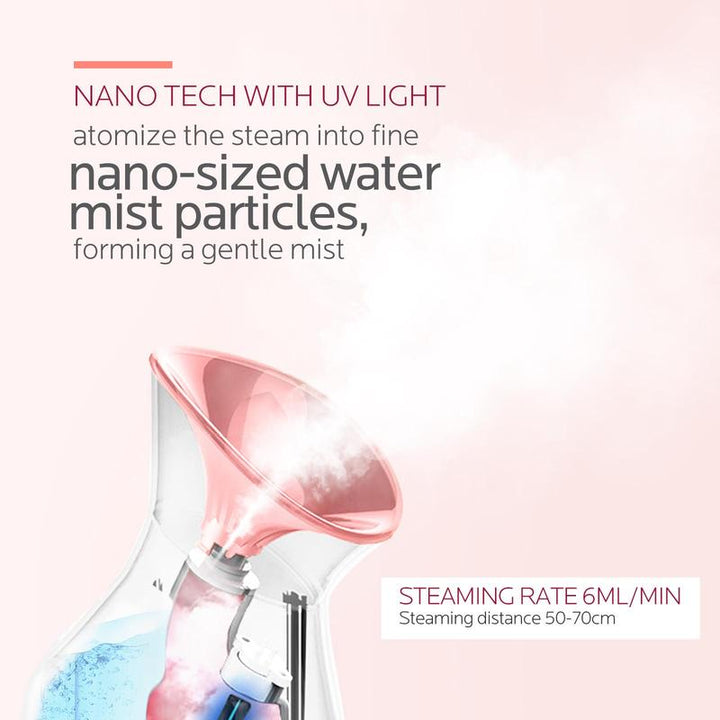 Spring Comfort Nano Ionic Facial Care Set for Women - Includes Headband & 4 Blackhead Tools - Perfect Back to School Summer Gift!