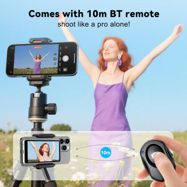 Elevate Your Selfies with the Magnetic Wireless 1080P Live Stream Monitor - Vlog Essential!