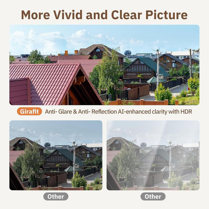 3MP 2K Indoor Security Camera with Night Vision, Motion Detection & 24/7 Recording - Easy Install, Dual Wifi Connectivity