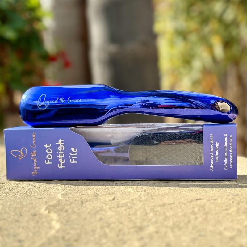 Experience Baby Soft Feet in Minutes! Beyond the Cream Foot File with Advanced Nano-Glass Technology - Ergonomic, Waterproof & Easy to Clean, Perfect Gift Packaging!