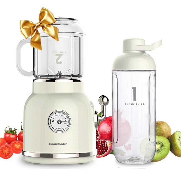 Homeleader Personal Smoothie Blender - 6 Sharp Blades, 21Oz Travel Cup & Lids, Pink - Perfect for Shakes & Juicing!