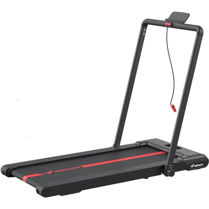 MERACH 2-in-1 Under Desk Treadmill - Low-Noise Walking Pad with Remote Control, Perfect for Walking and Jogging, 265lbs Capacity